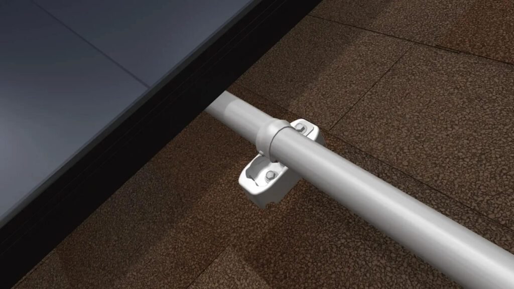 solar conduit introduce on the roof